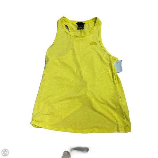 Athletic Tank Top By The North Face In Yellow, Size: Xs