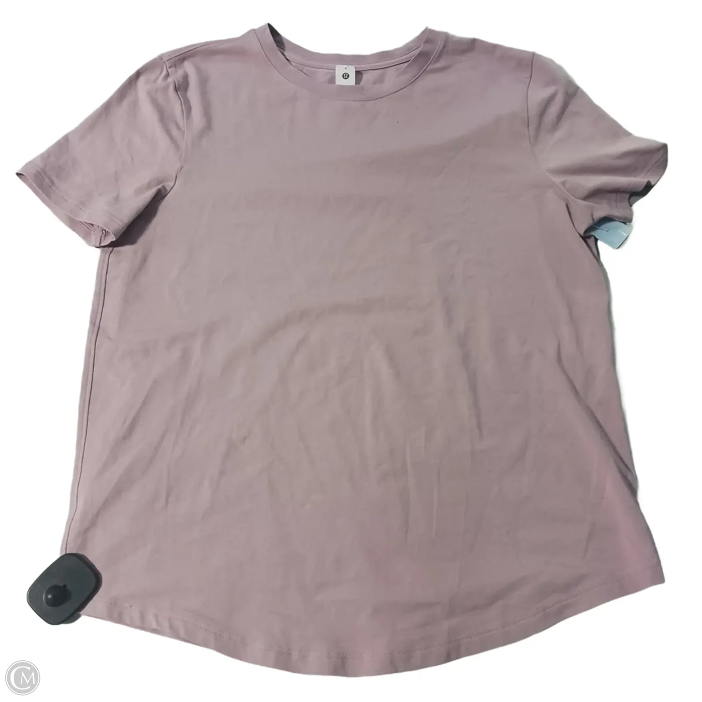 Athletic Top Short Sleeve By Lululemon In Purple, Size: S