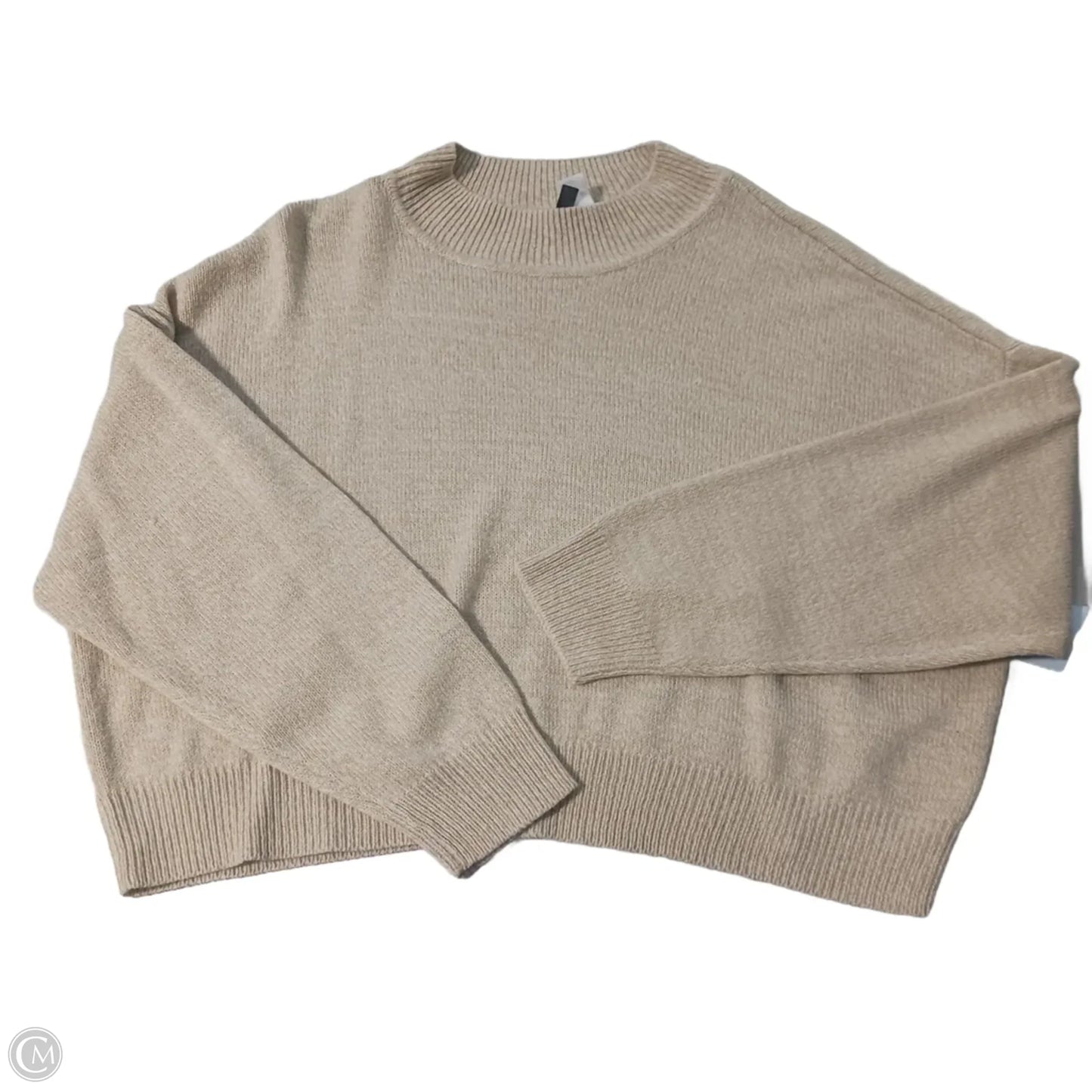 Top Long Sleeve By Divided In Tan, Size: Xl