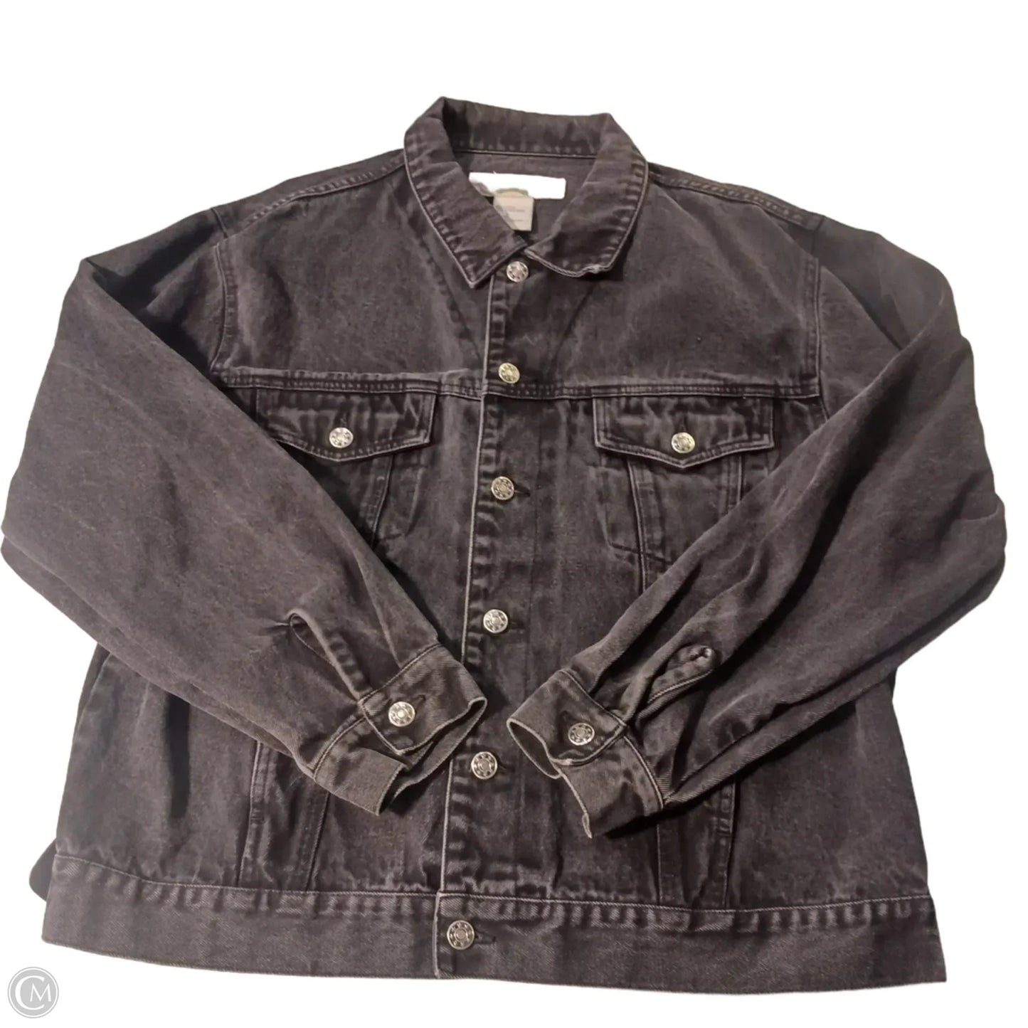 Jacket Denim By Cmc In Black, Size: L