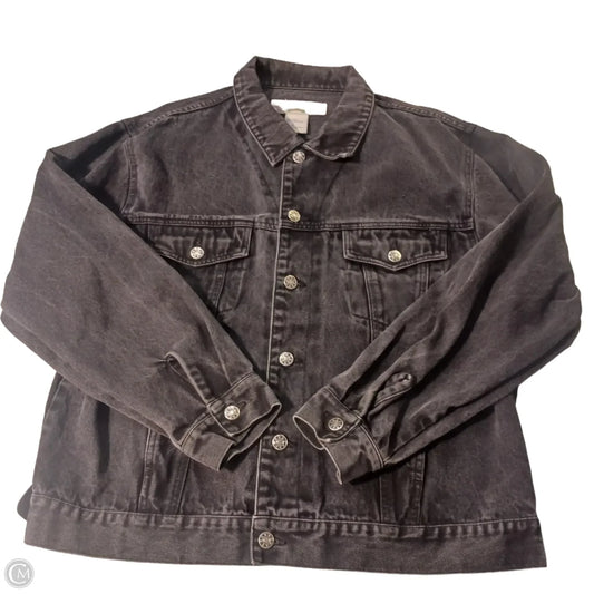 Jacket Denim By Cmc In Black, Size: L