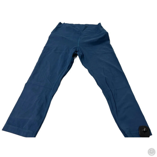 Athletic Leggings Capris By Lululemon In Blue, Size: 8