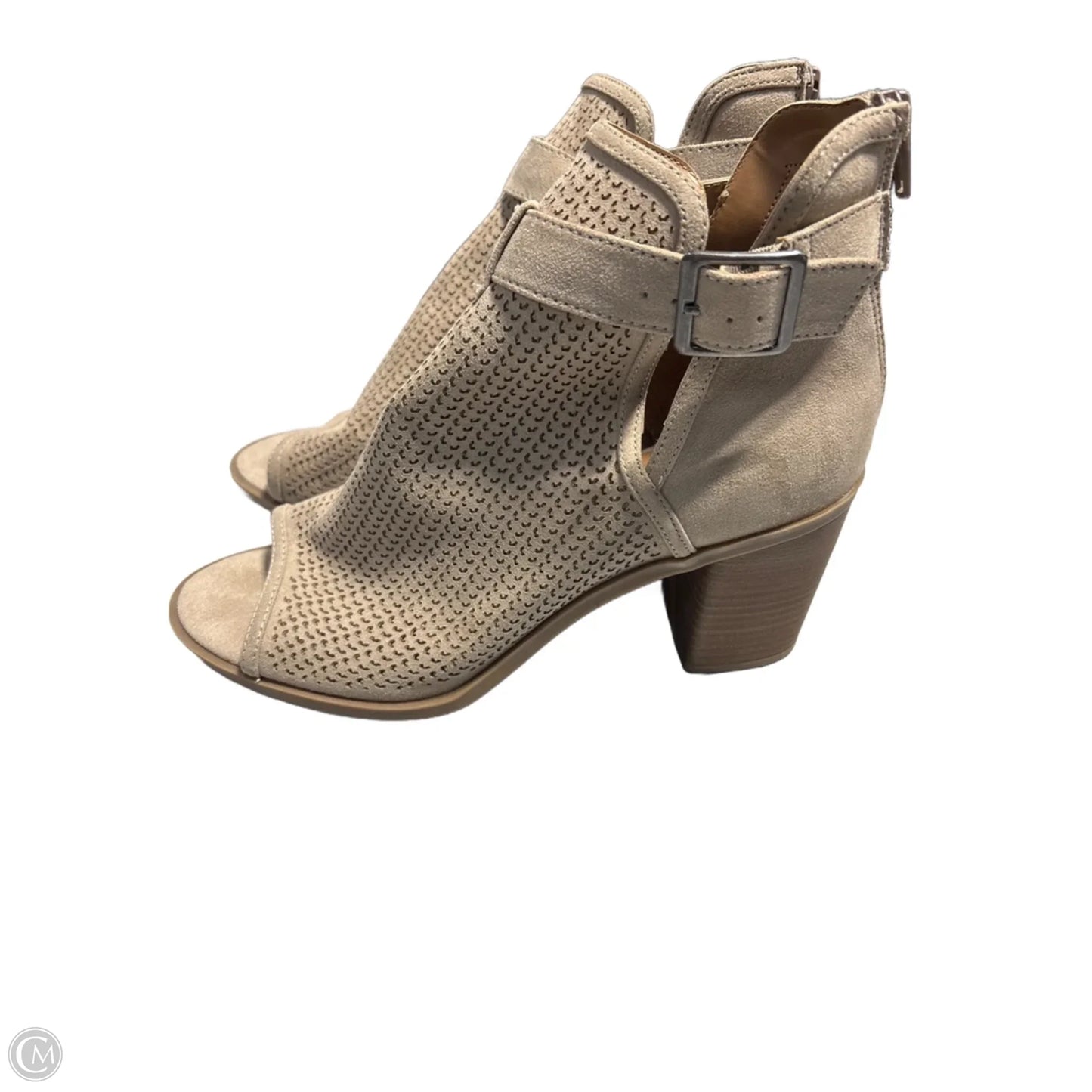 Shoes Heels Block By Universal Thread In Tan, Size: 10