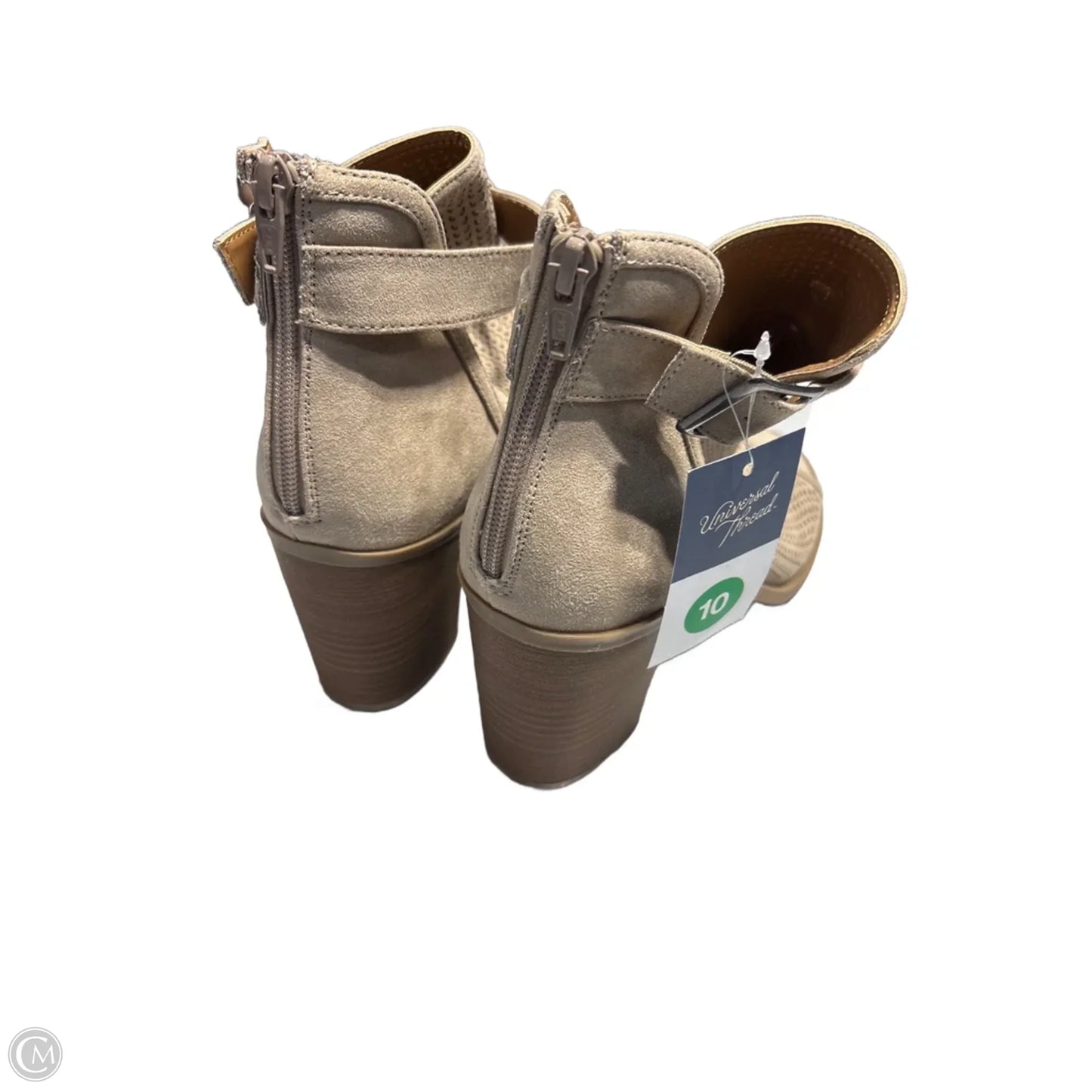 Shoes Heels Block By Universal Thread In Tan, Size: 10