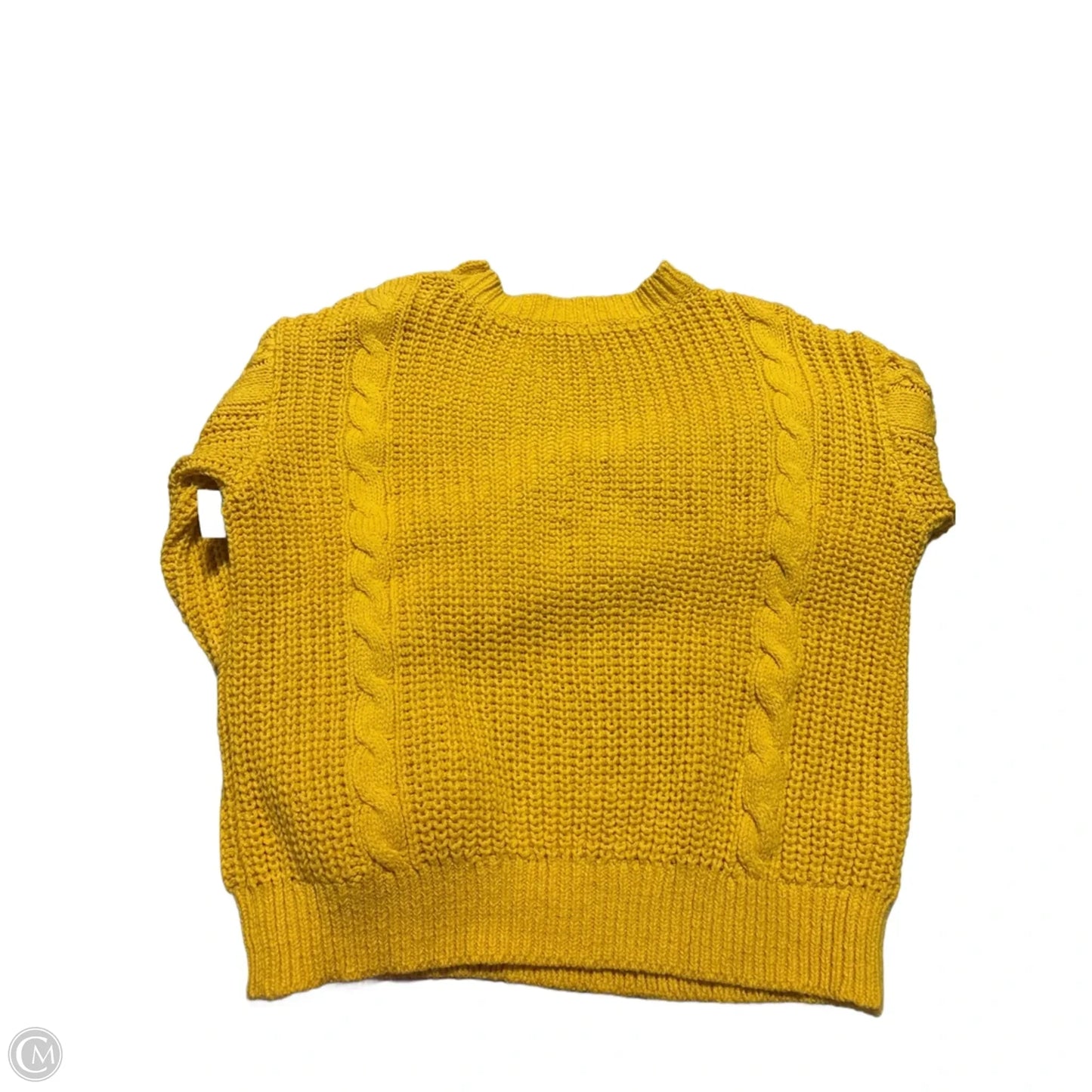 Sweater By Ann Taylor In Yellow, Size: L