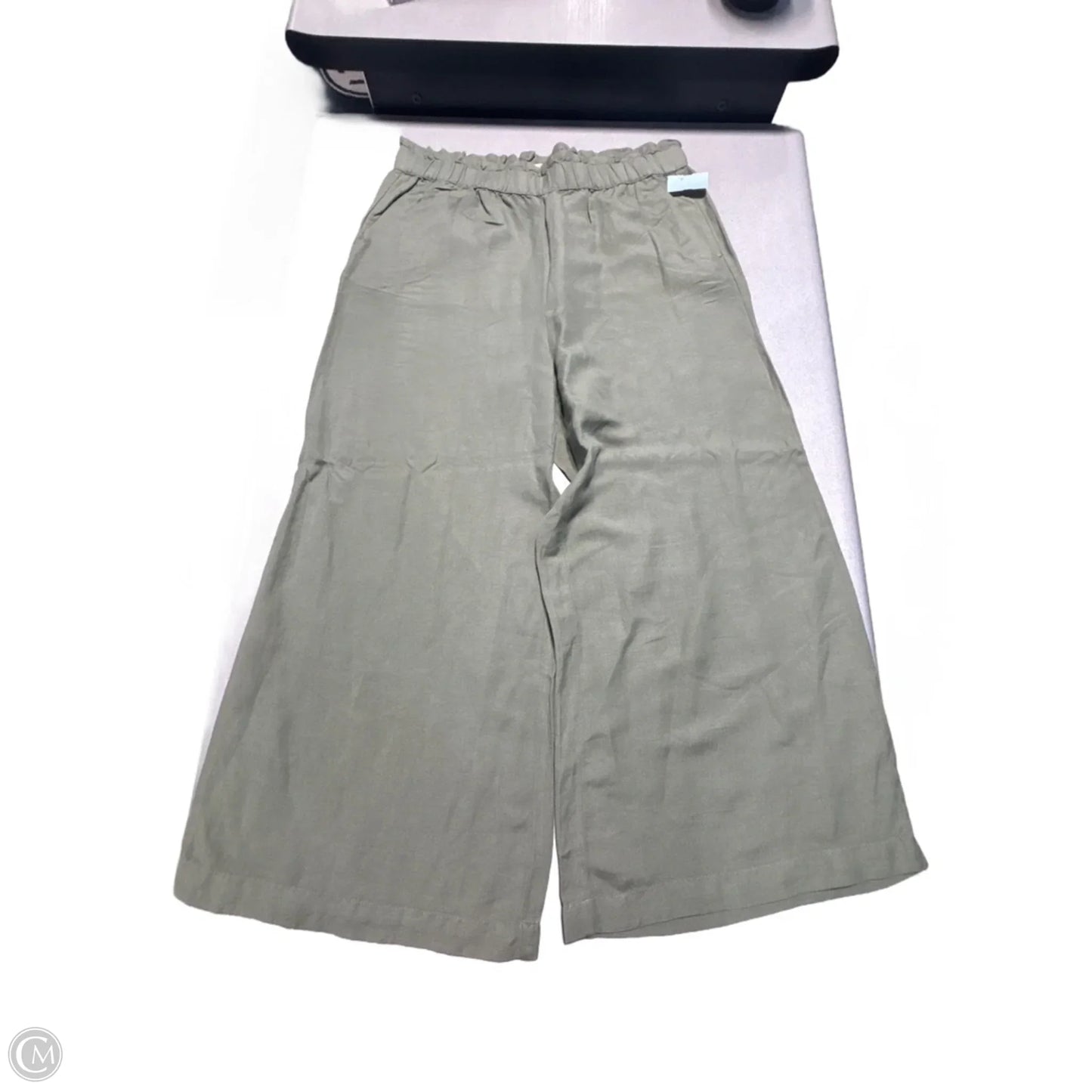 Pants Linen By Loft In Green, Size: L