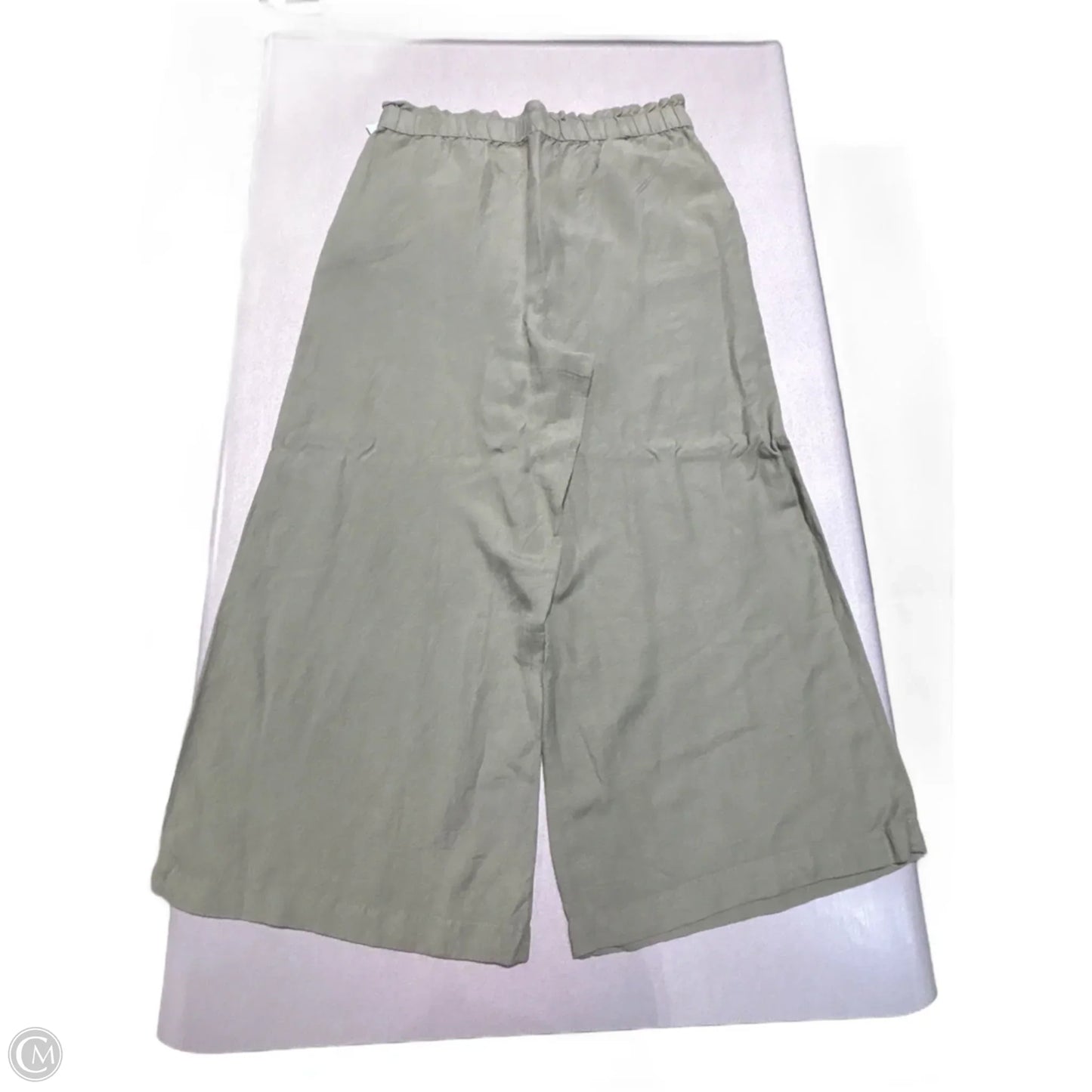 Pants Linen By Loft In Green, Size: L