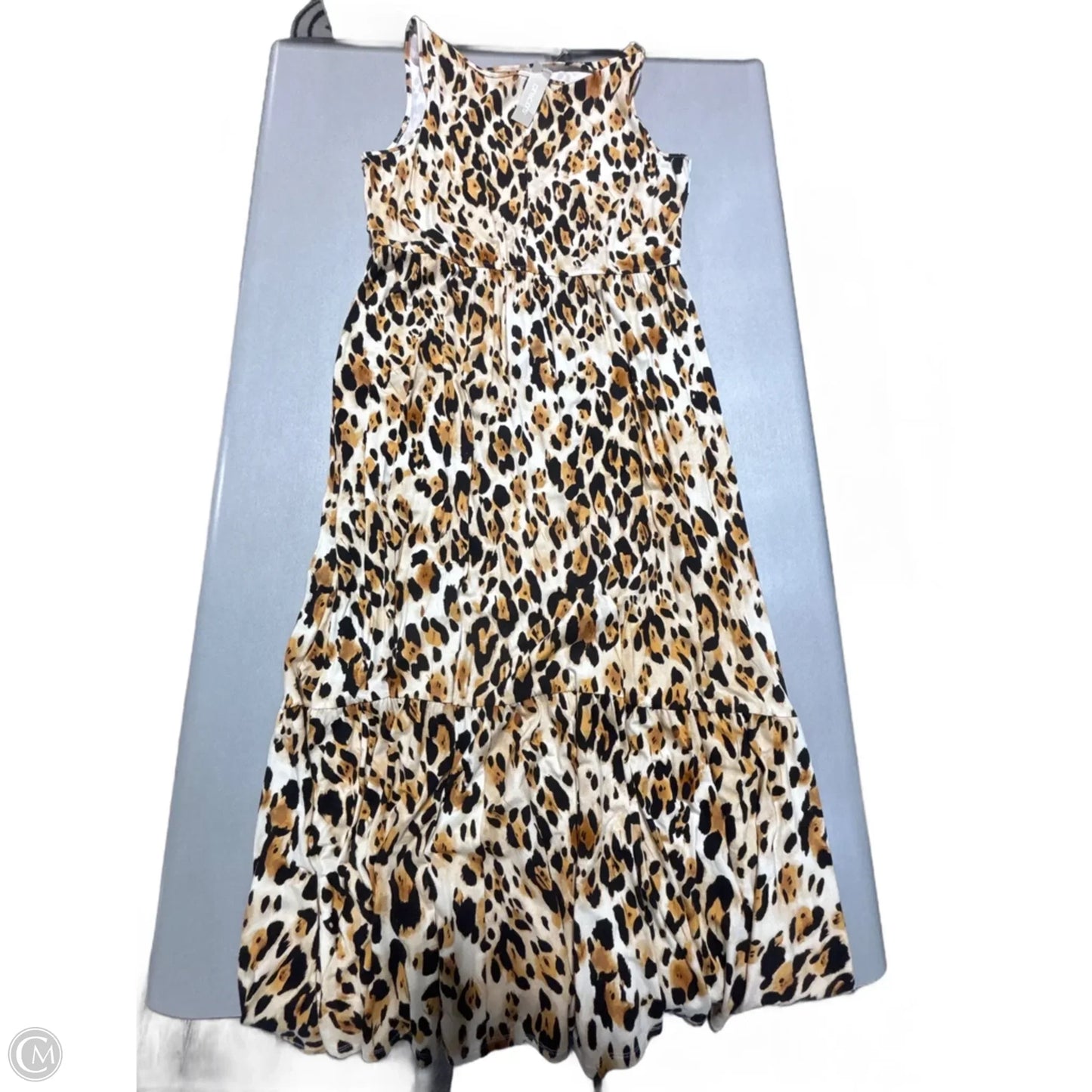 Dress Casual Maxi By Chicos In Animal Print, Size: Xl