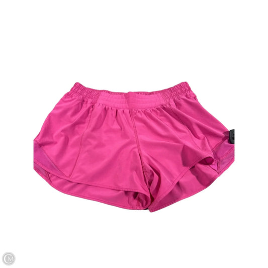 Athletic Shorts By Lululemon In Pink, Size: 12