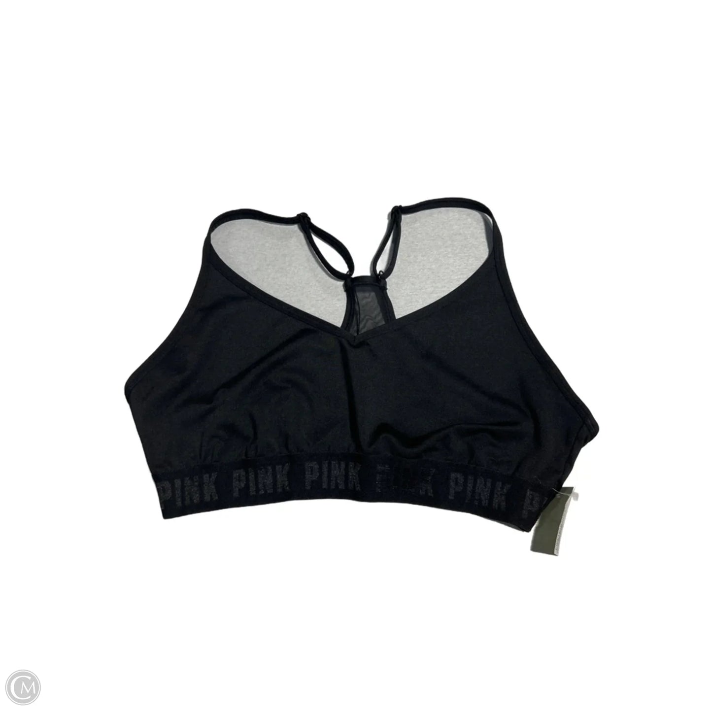 Athletic Bra By Pink In Black, Size: L