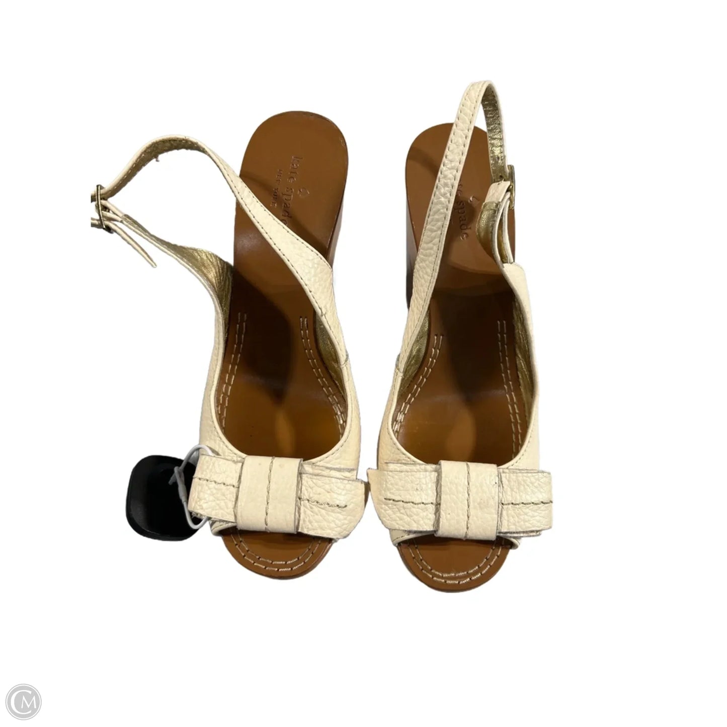 Shoes Designer By Kate Spade In Cream, Size: 7