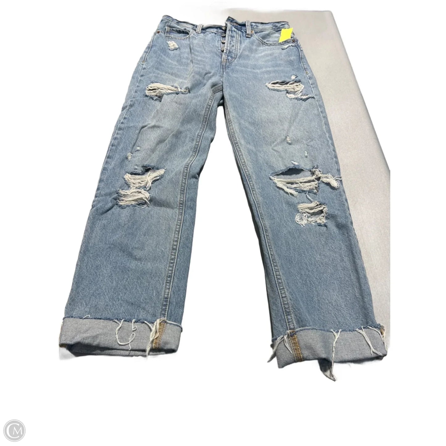 Jeans Straight By Old Navy In Blue Denim, Size: 8l