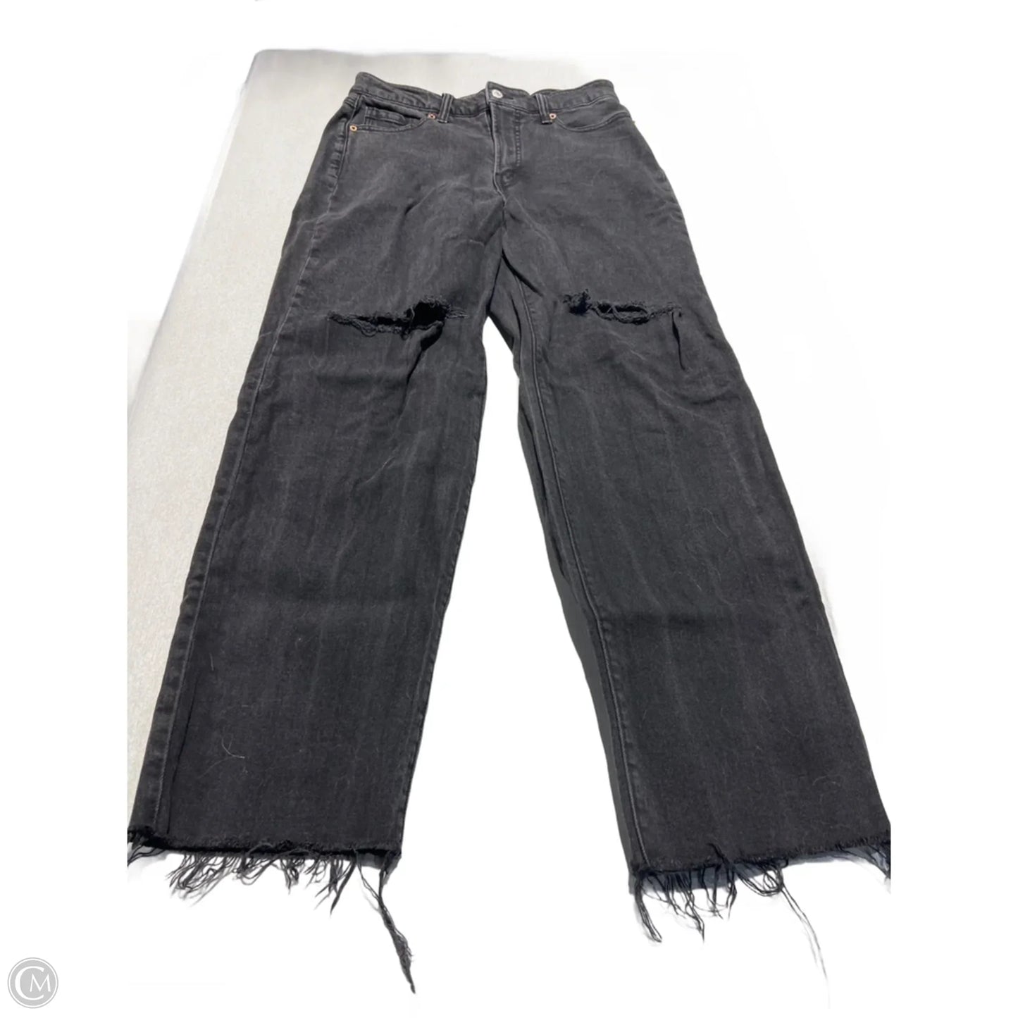 Jeans Straight By Old Navy In Black, Size: 8