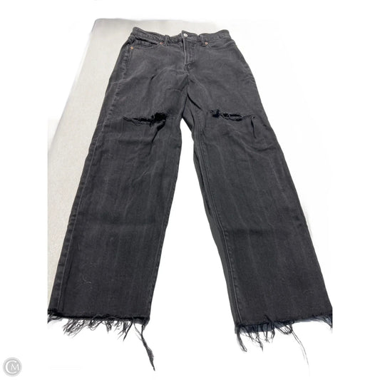 Jeans Straight By Old Navy In Black, Size: 8