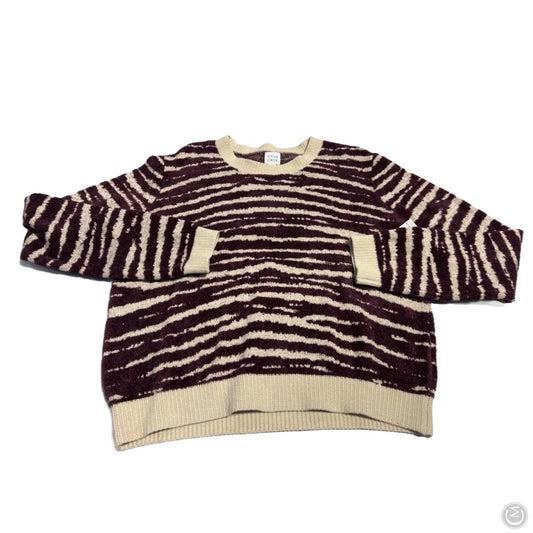 Sweater By Peyton Jensen In Maroon, Size: L