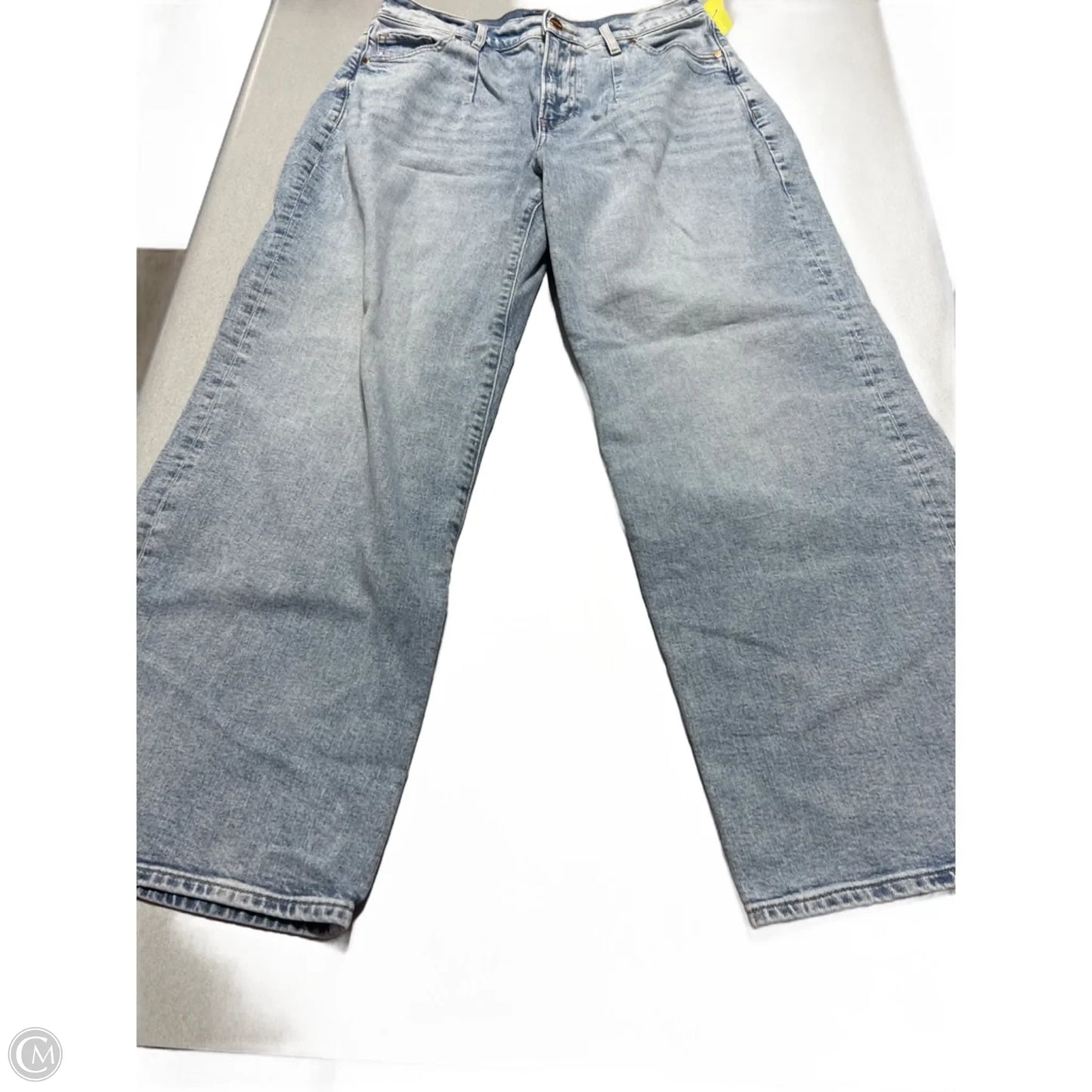 Jeans Wide Leg By Express In Blue Denim, Size: 6