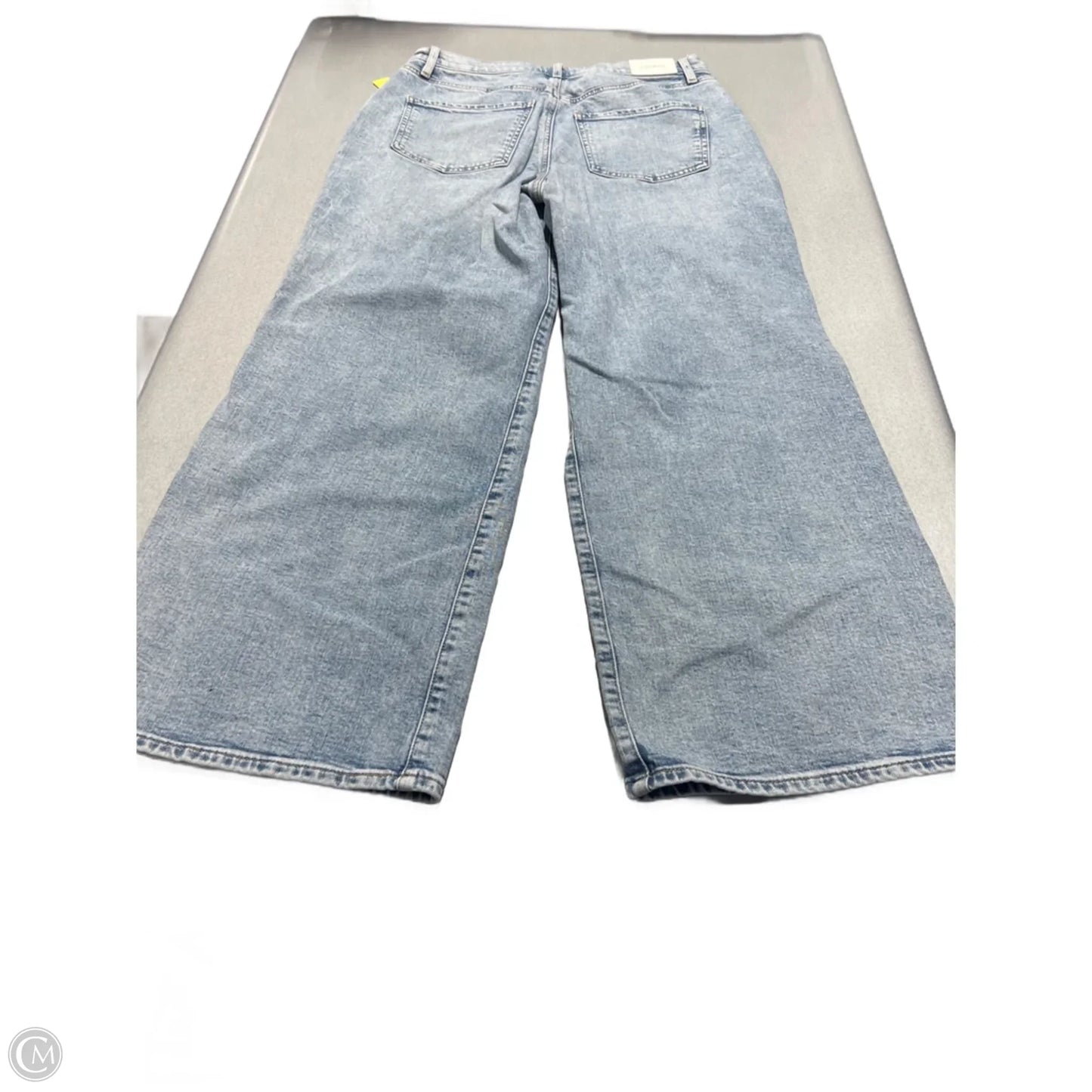 Jeans Wide Leg By Express In Blue Denim, Size: 6