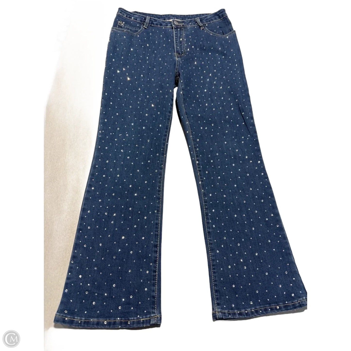 Jeans Straight By Blue B In Blue Denim, Size: 8