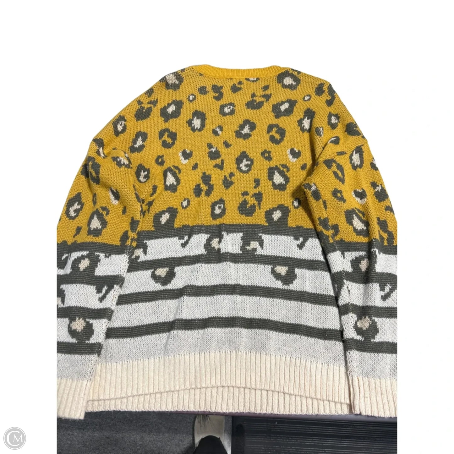 Sweater By Andree By Unit In Yellow, Size: L