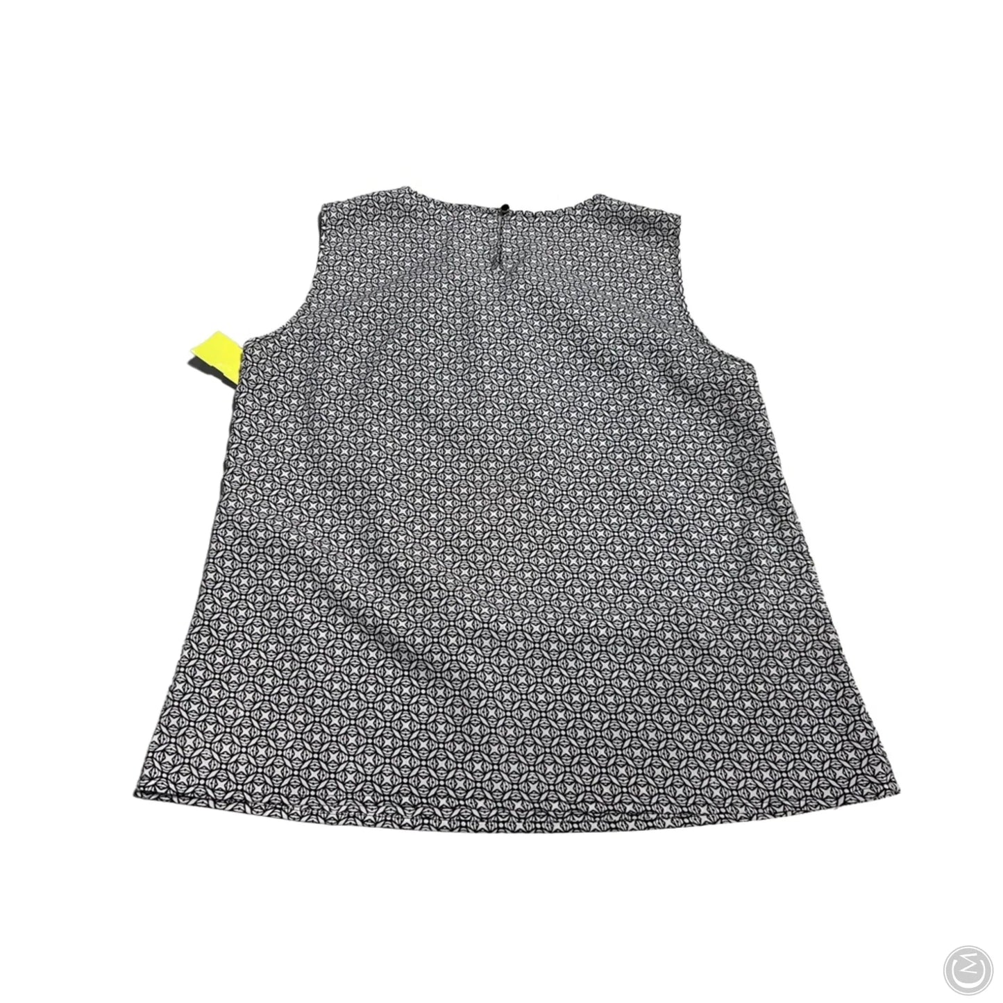 Tank Top By Calvin Klein In Black & White, Size: S