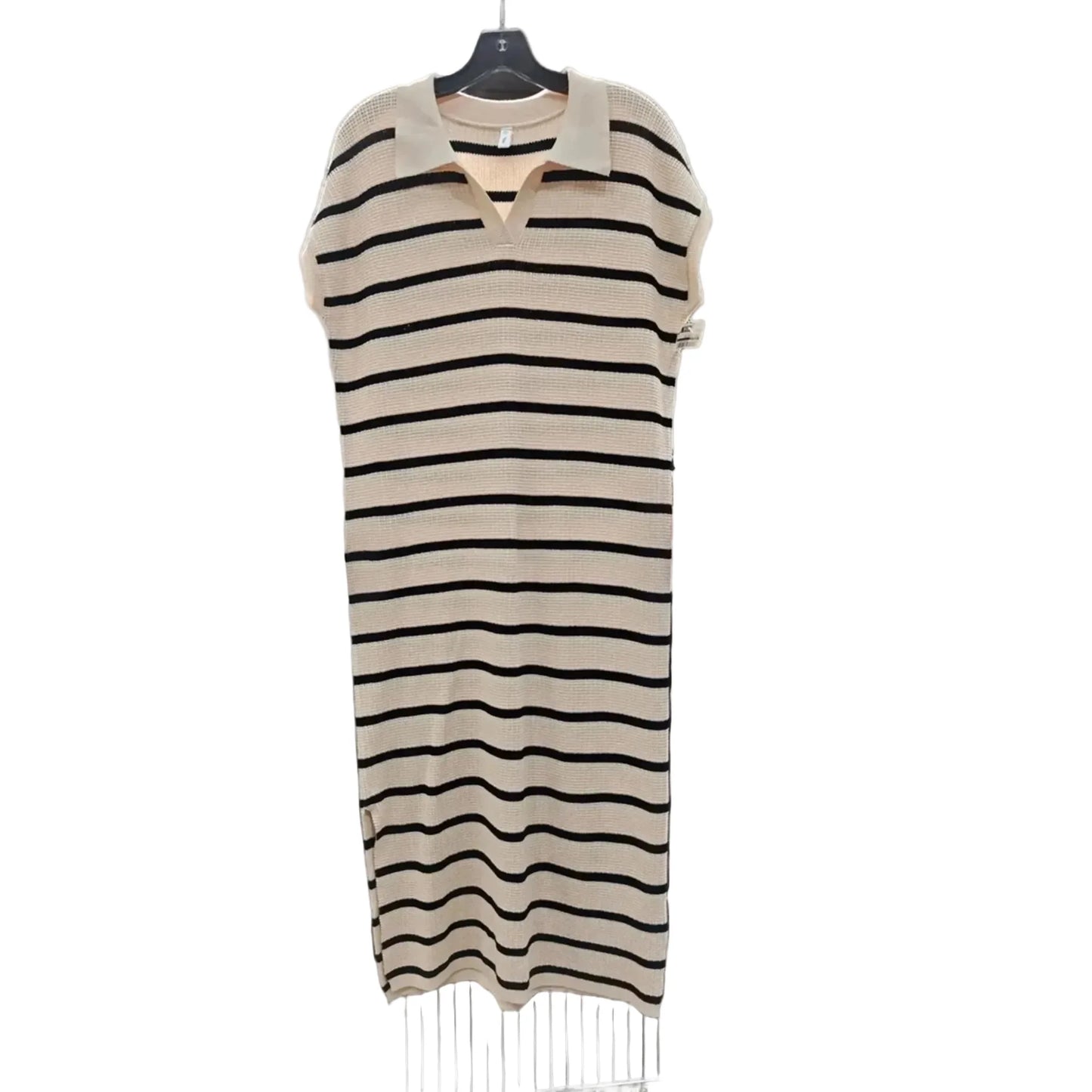 Dress Casual Maxi By Wishlist In Black & Tan, Size: S