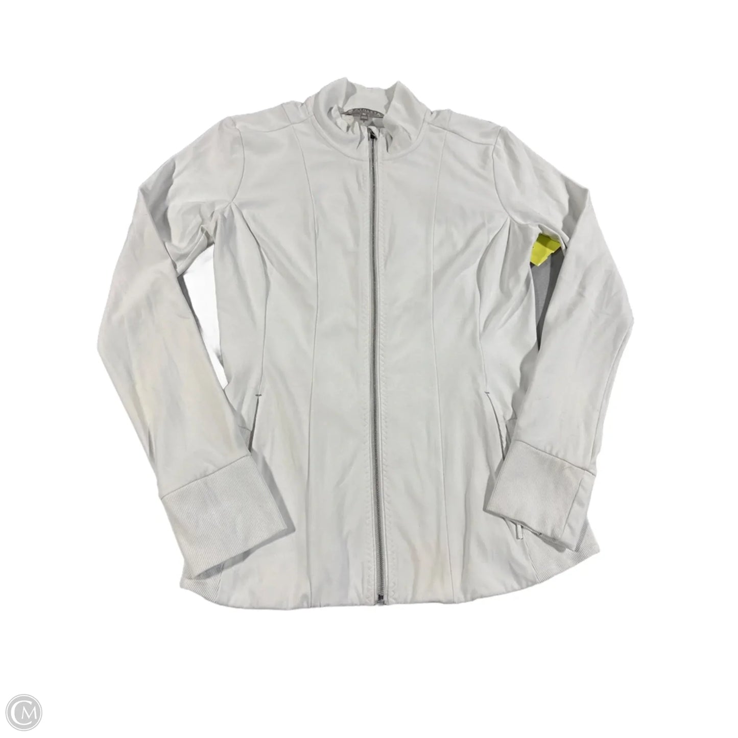 Athletic Jacket By Athleta In White, Size: M