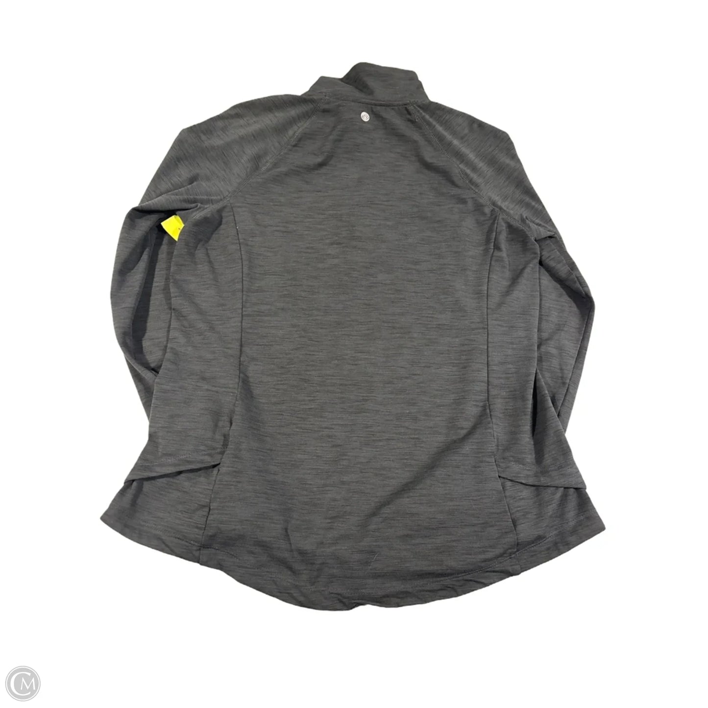 Athletic Top Long Sleeve Collar By Apana In Black, Size: M