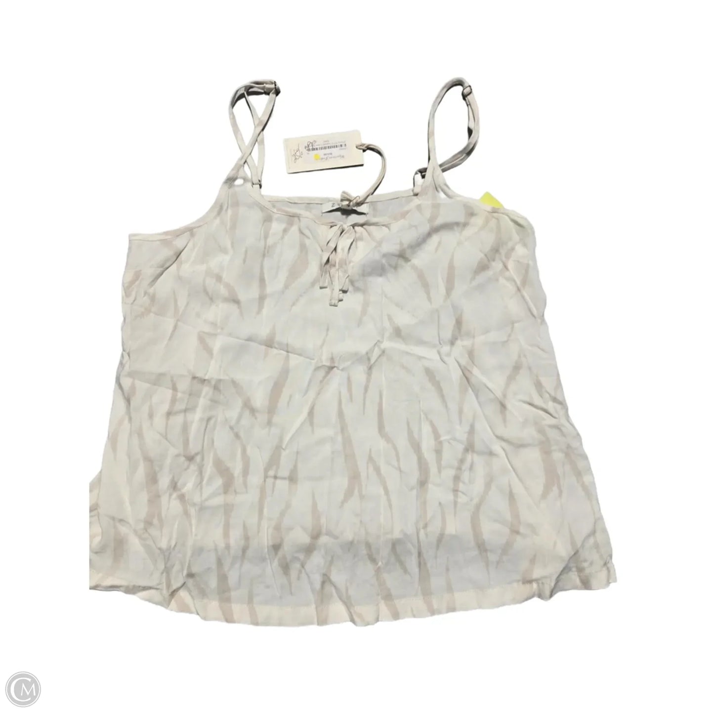 Tank Top By Z Supply In Cream, Size: M