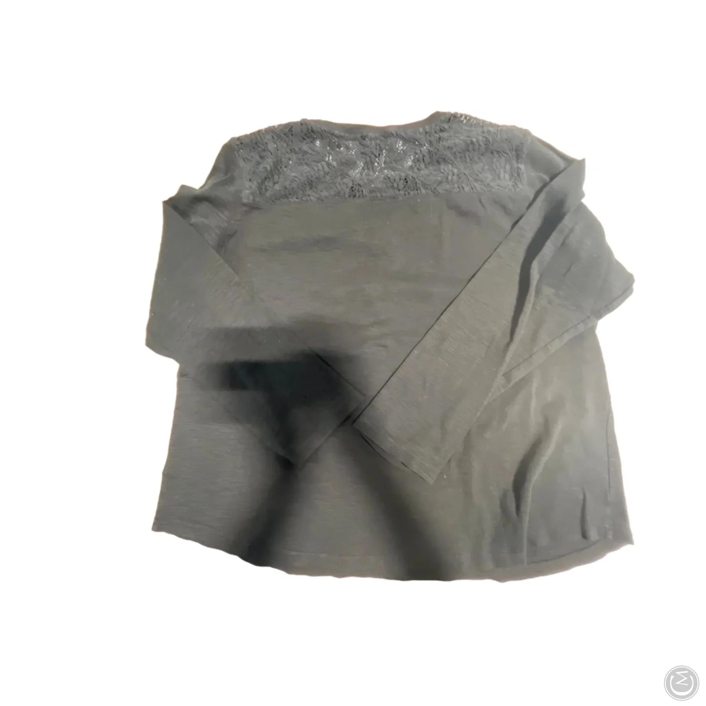 Top Long Sleeve By Chaps In Black, Size: 2x