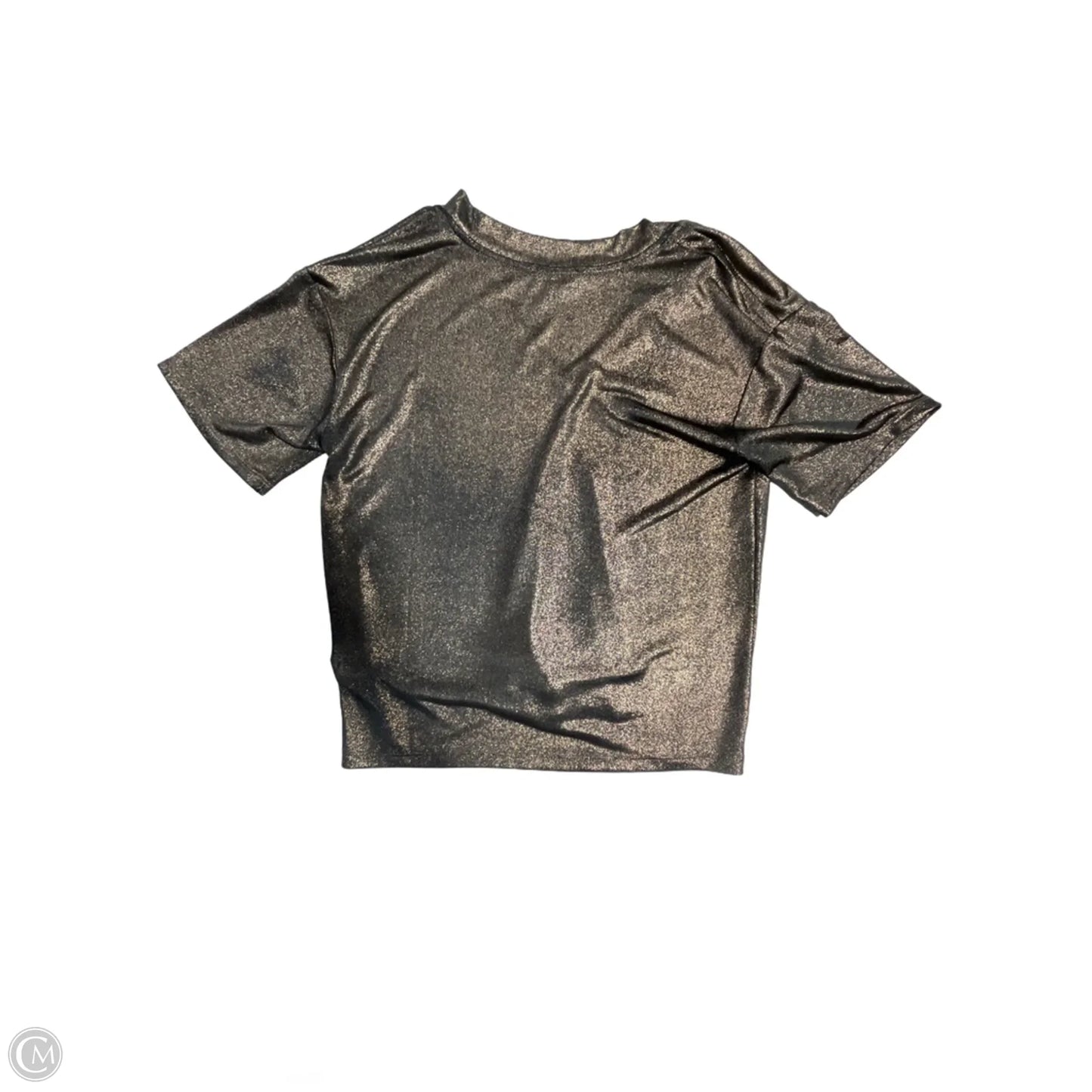 Top Short Sleeve By Evereve In Gold, Size: Xs