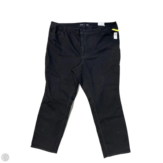 Jeans Straight By Old Navy In Black, Size: 26