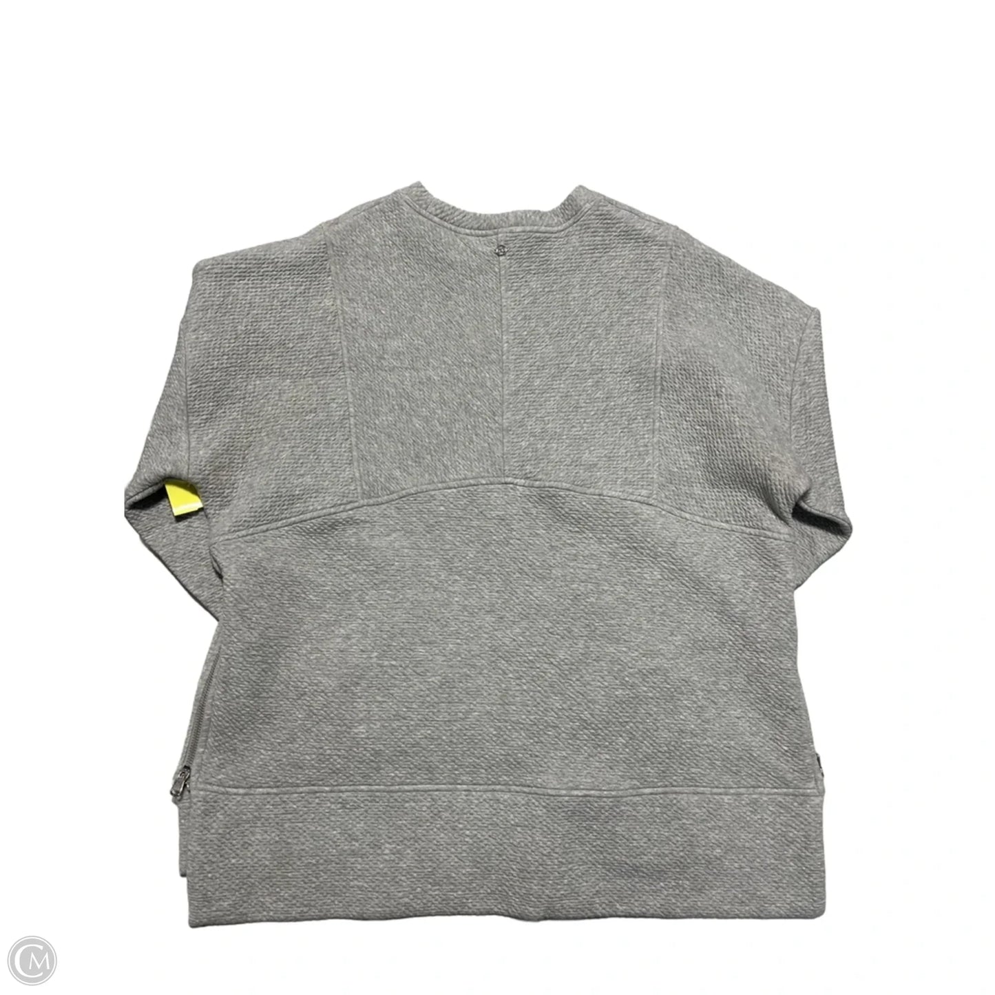 Athletic Sweatshirt Crewneck By Calia In Grey, Size: Xl