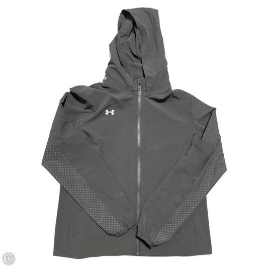 Athletic Jacket By Under Armour In Black, Size: L