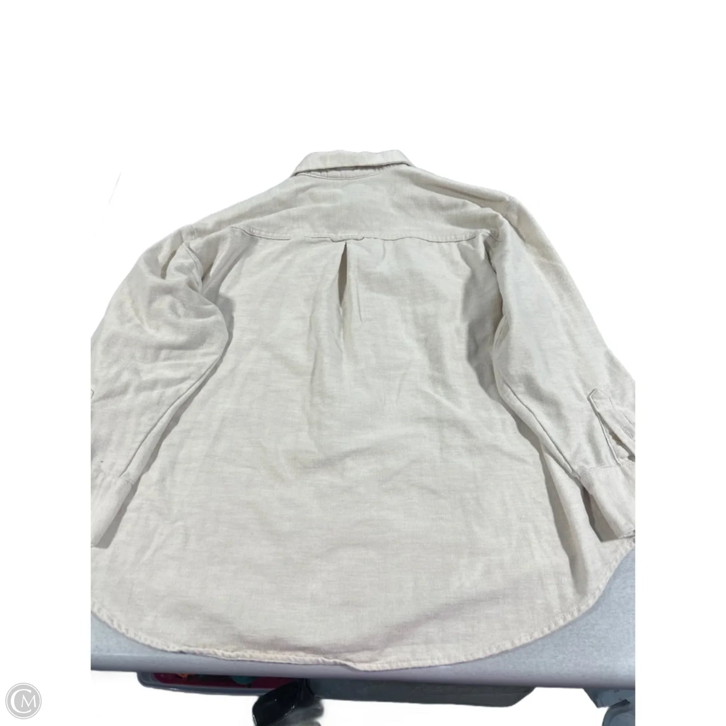 Top Long Sleeve By Old Navy In Cream, Size: 2x