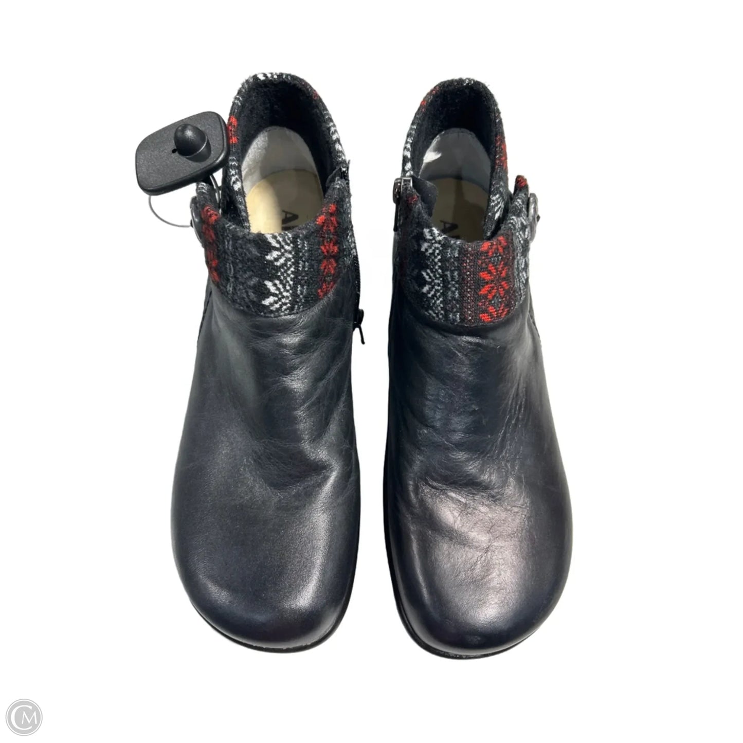 Boots Ankle Flats By Alegria In Black, Size: 11.5