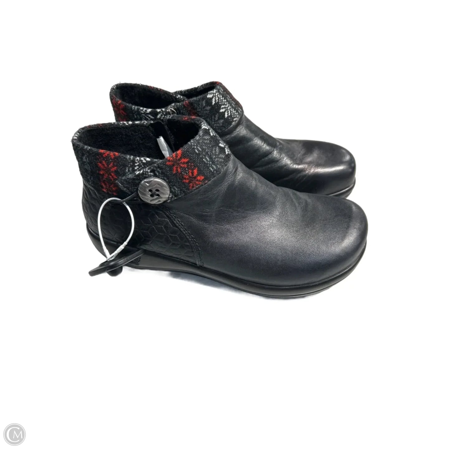 Boots Ankle Flats By Alegria In Black, Size: 11.5