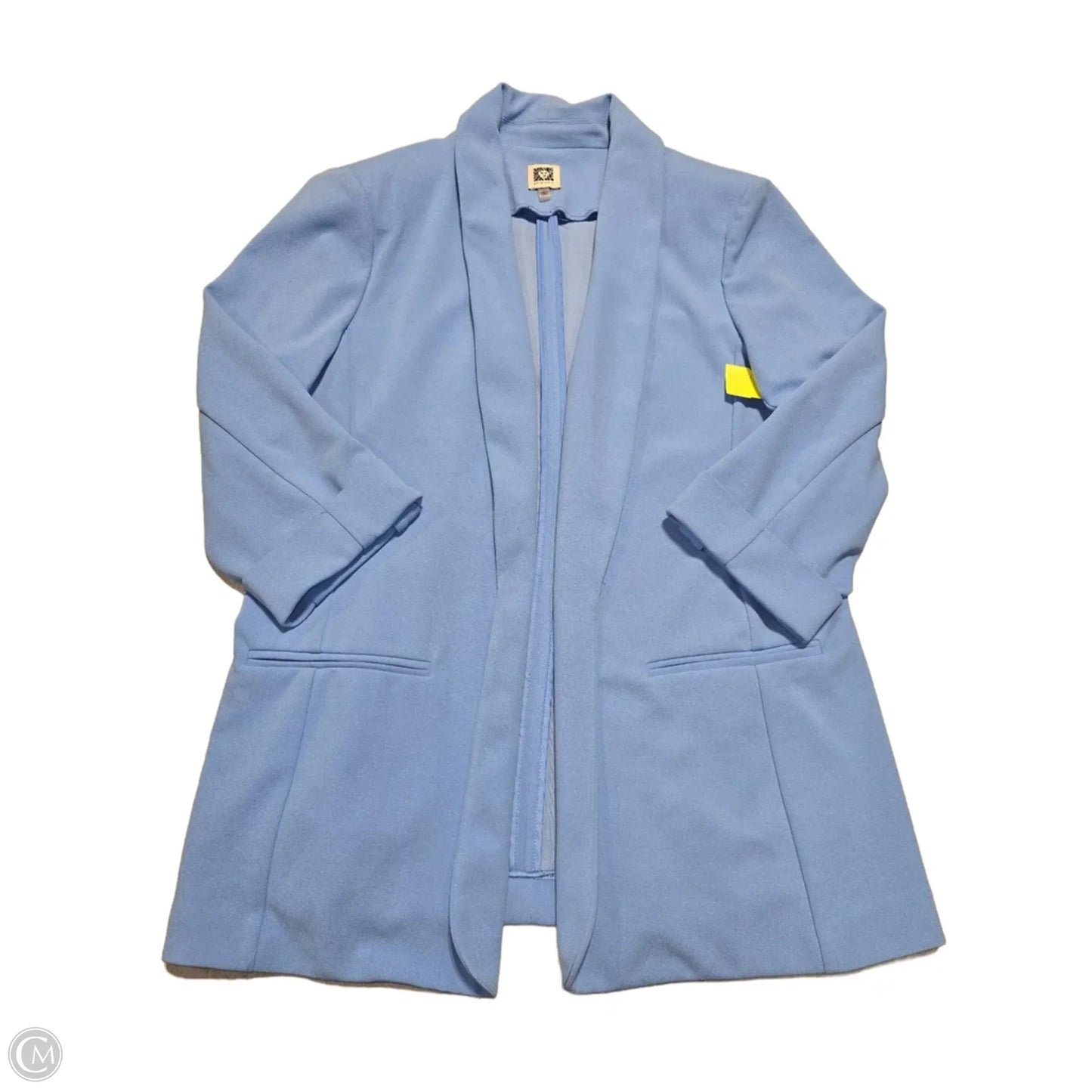 Blazer By Anne Klein In Blue, Size: L