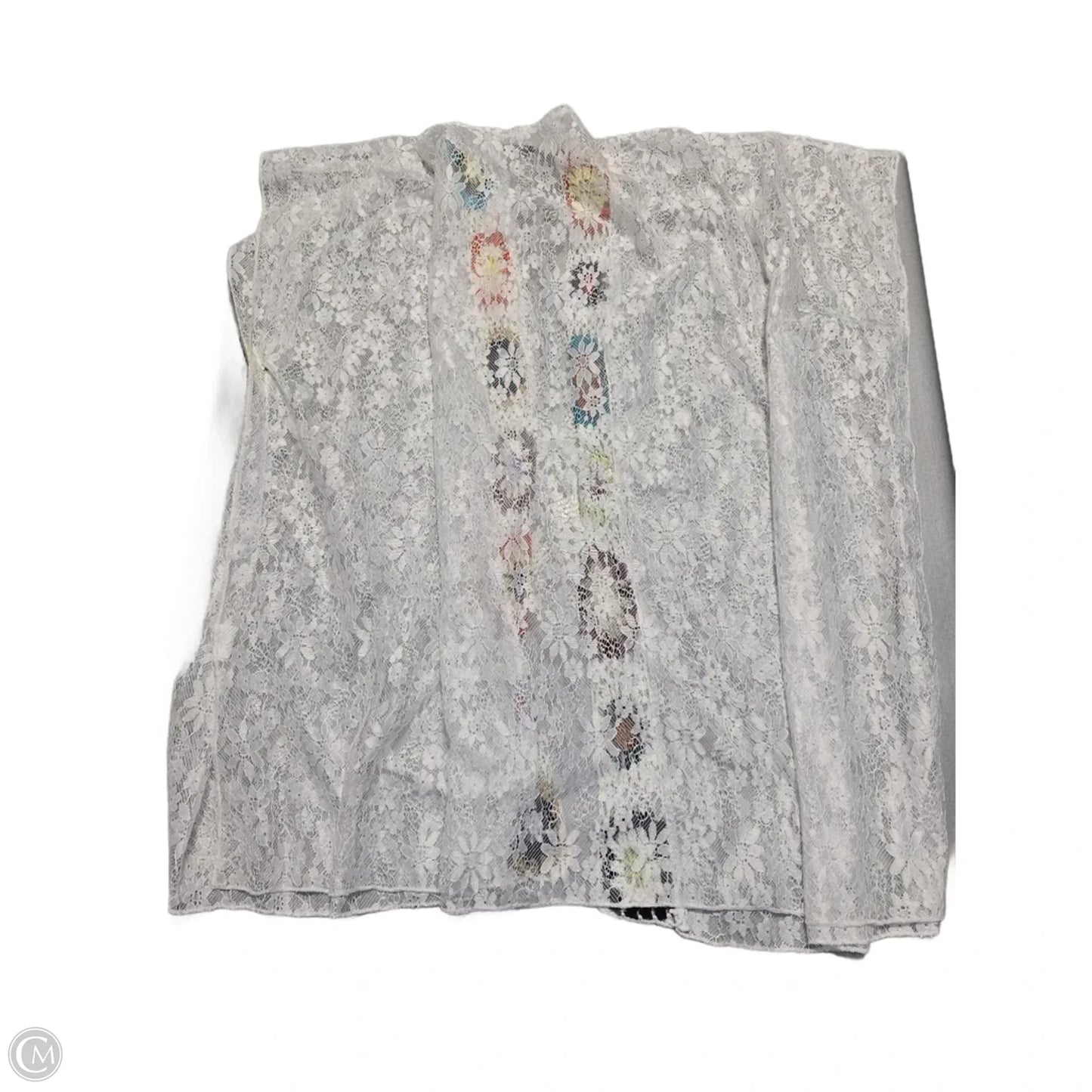 Shawl By Shein In White, Size: Osfm