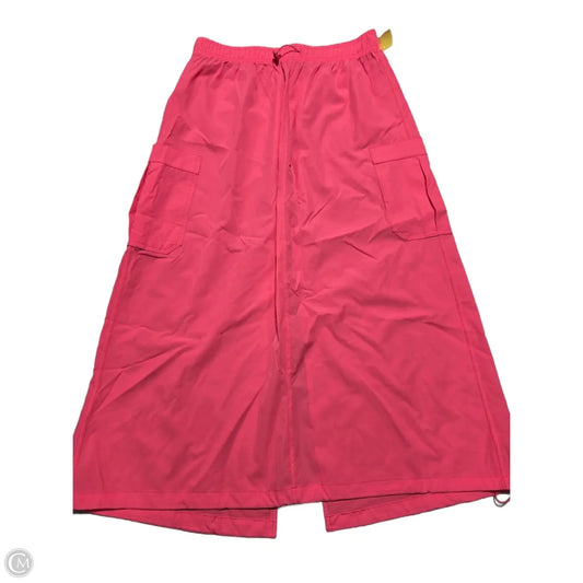 Skirt Maxi By Cmf In Pink, Size: L