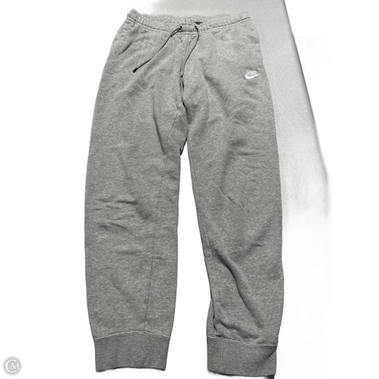 Athletic Pants By Nike In Grey, Size: M