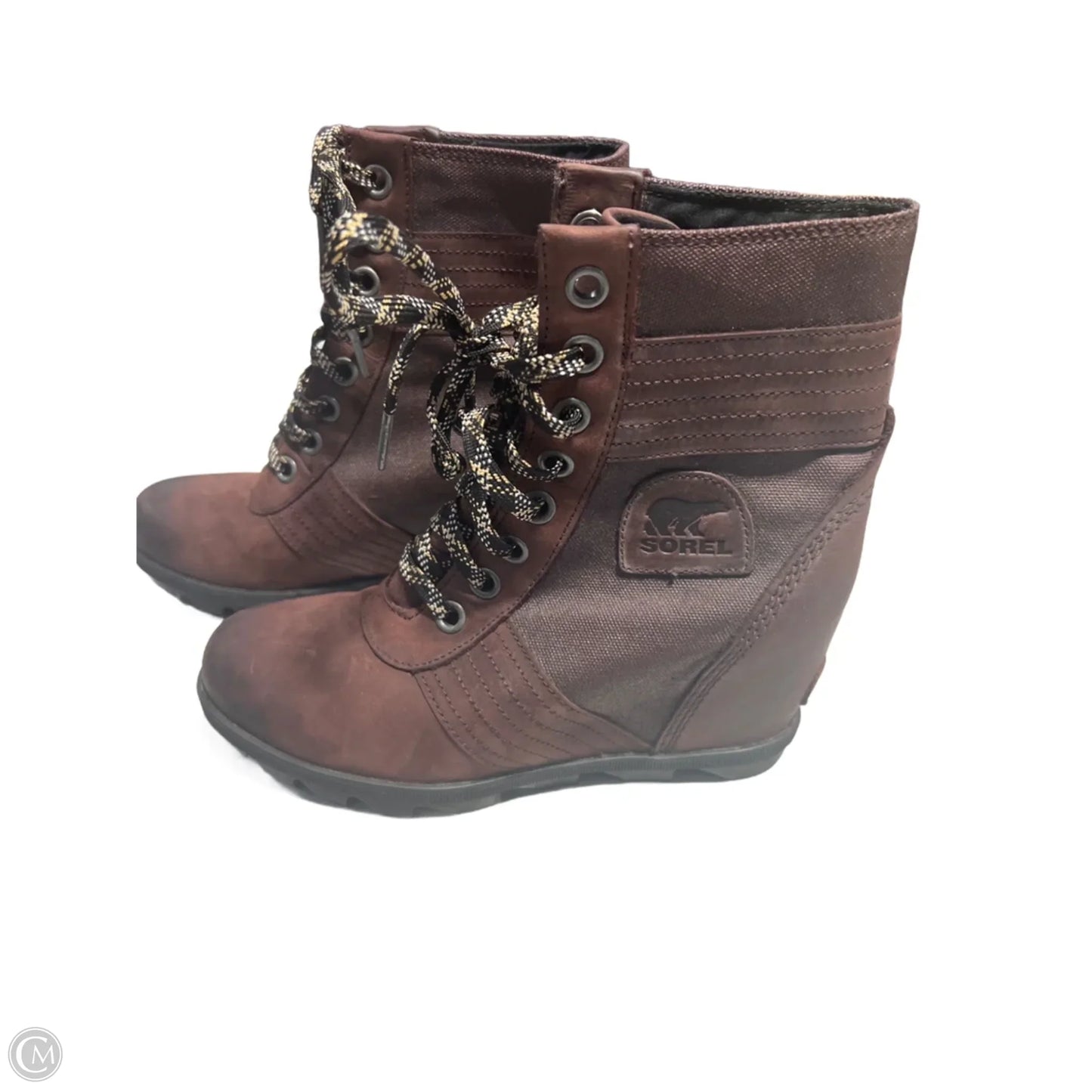 Boots Ankle Flats By Sorel In Maroon, Size: 9