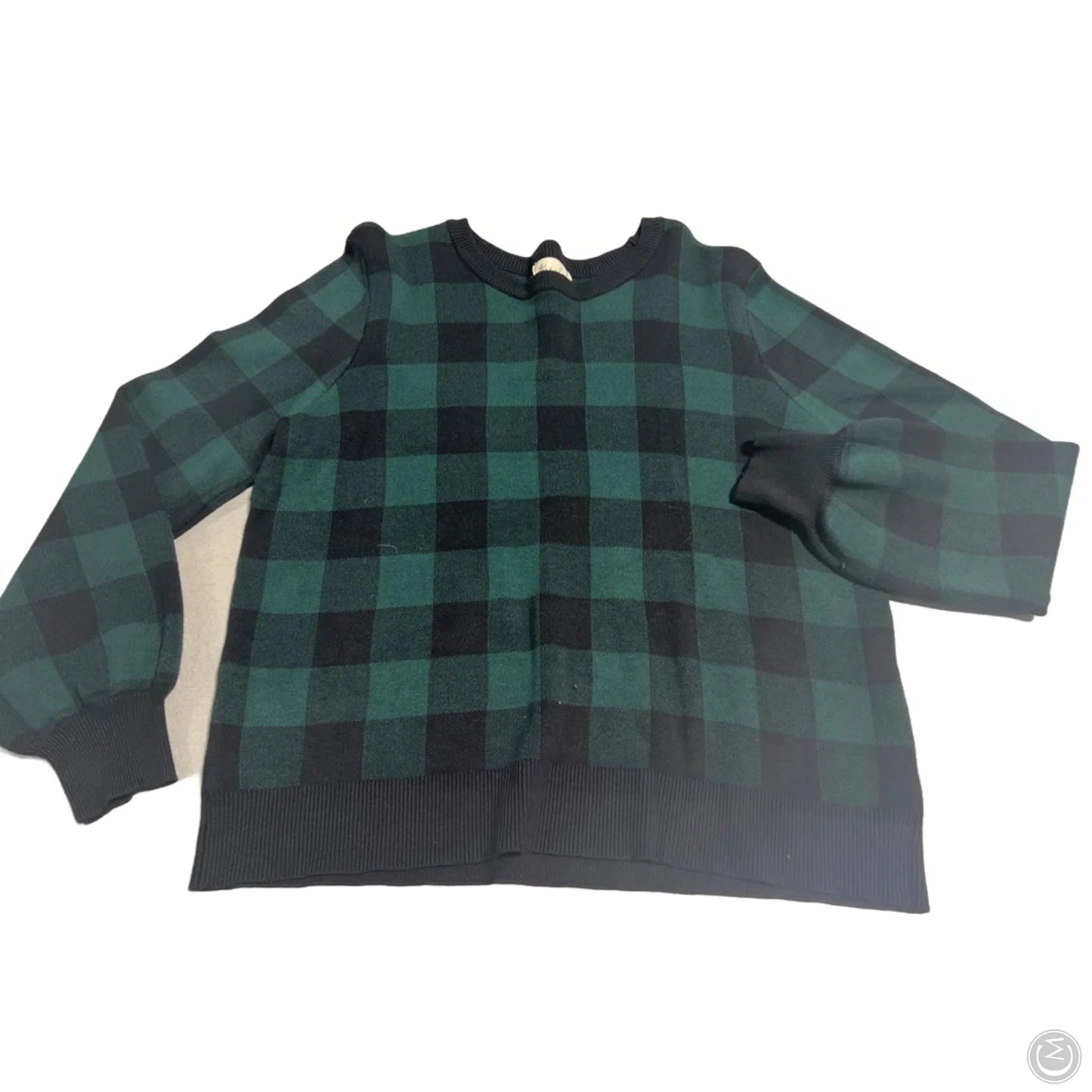 Sweater By Marled In Black & Green, Size: L
