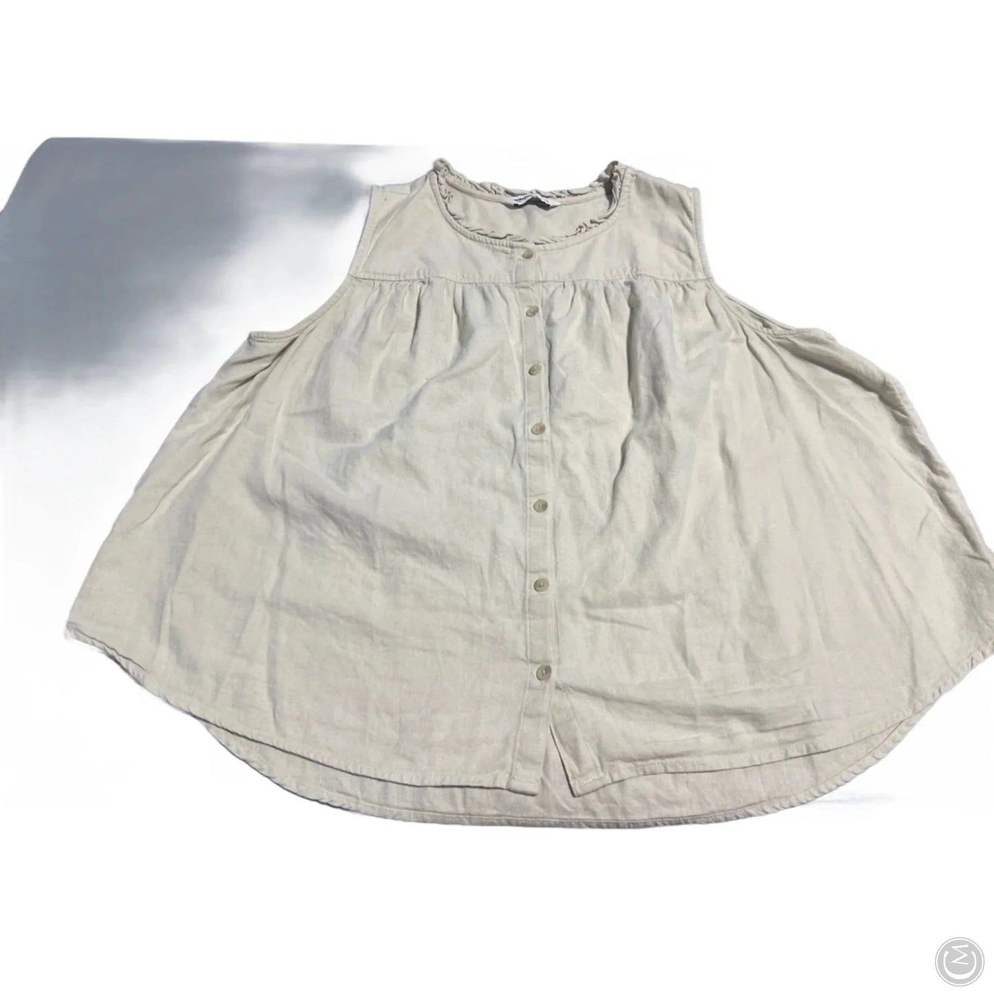 Tank Top By Sonoma In Cream, Size: 2x