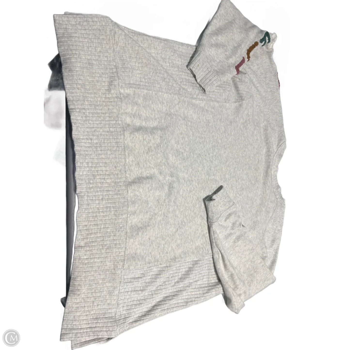 Top Long Sleeve By Maurices In Grey, Size: 2x