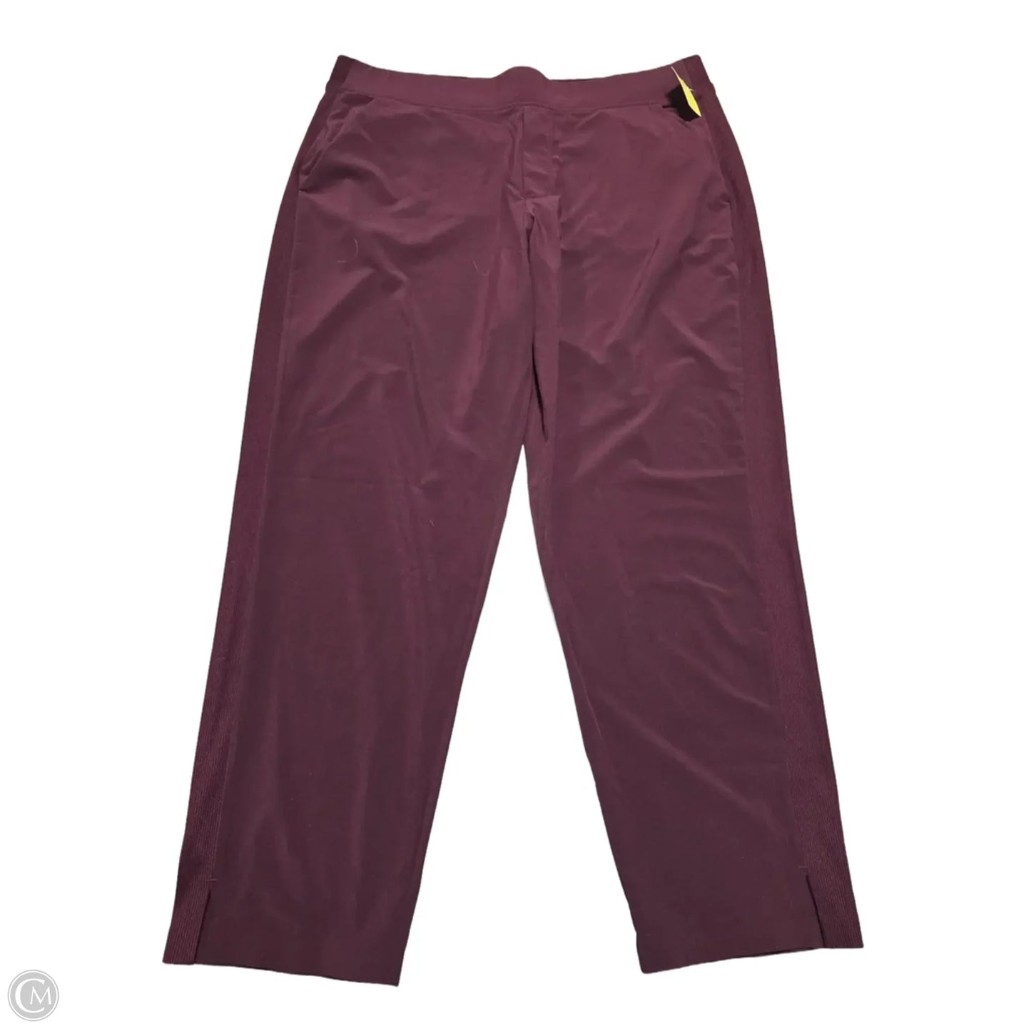 Athletic Pants By Athleta In Maroon, Size: Xl