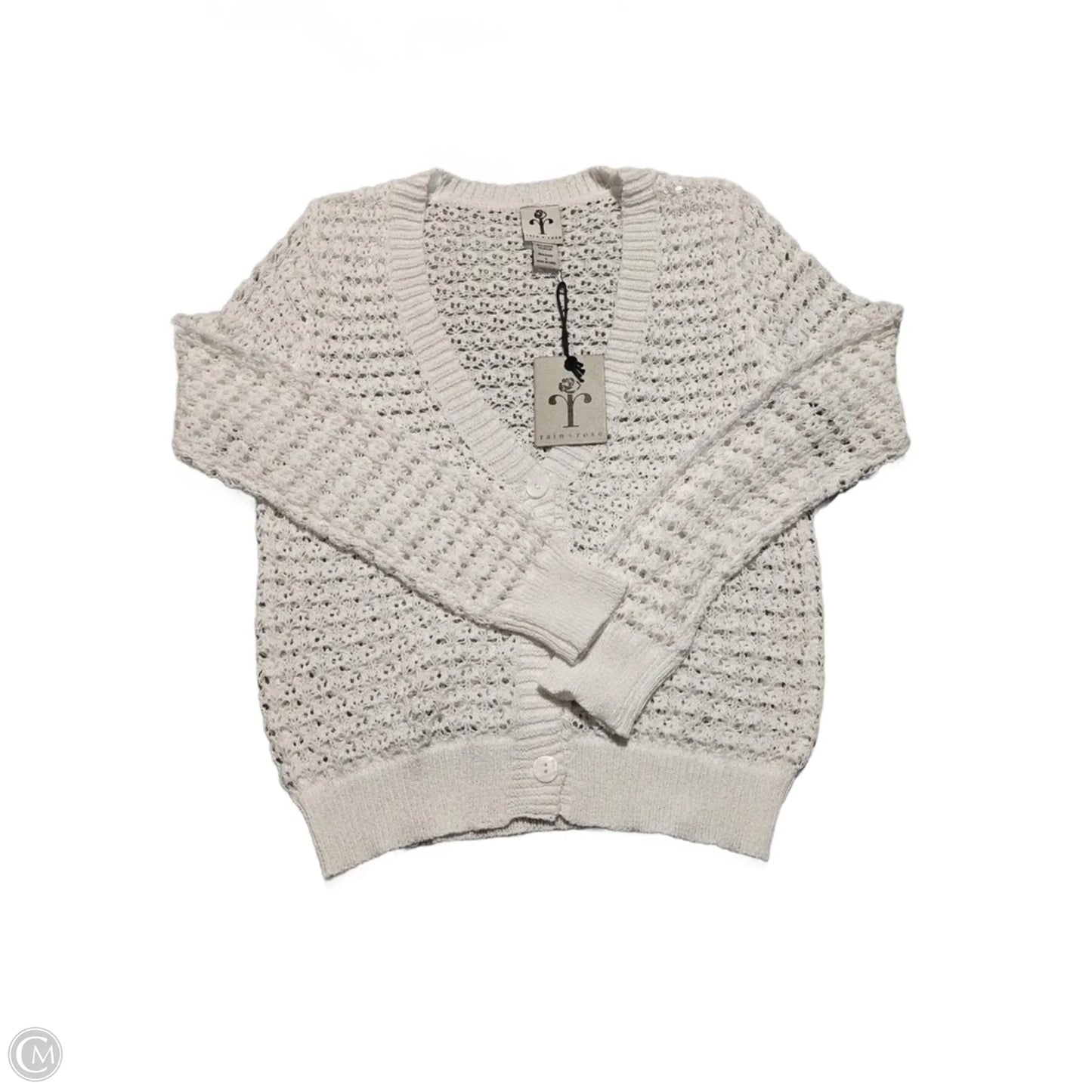 Cardigan By Cmb In White, Size: S