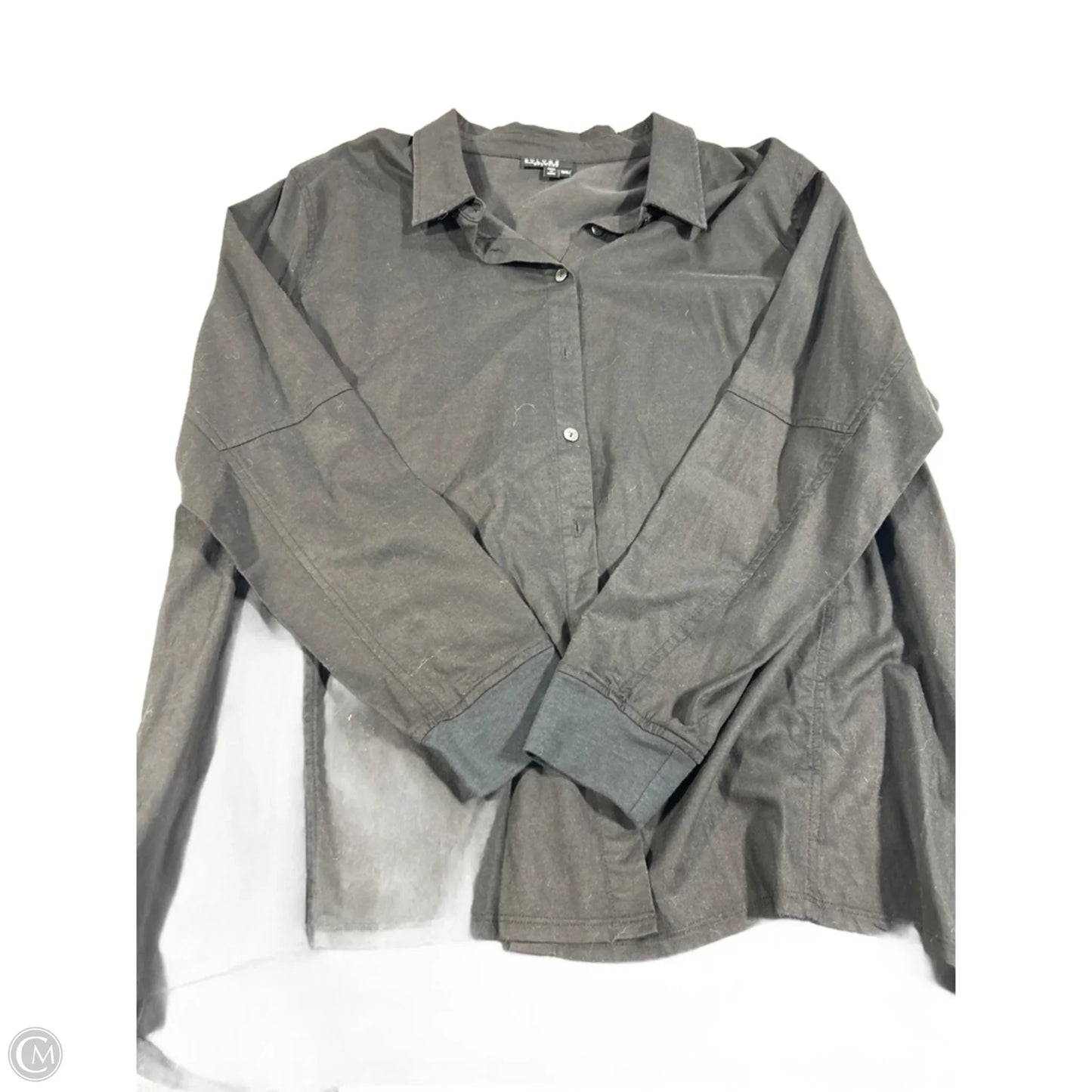 Top Long Sleeve By Cmb In Black, Size: Xl