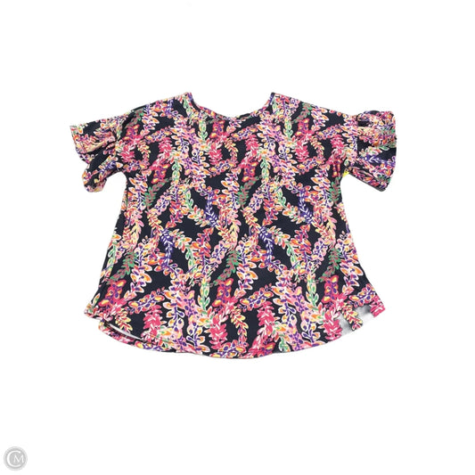 Top Short Sleeve By Bombom In Multi-colored, Size: M