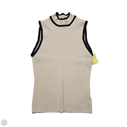 Tank Top By Express In Black & Tan, Size: L