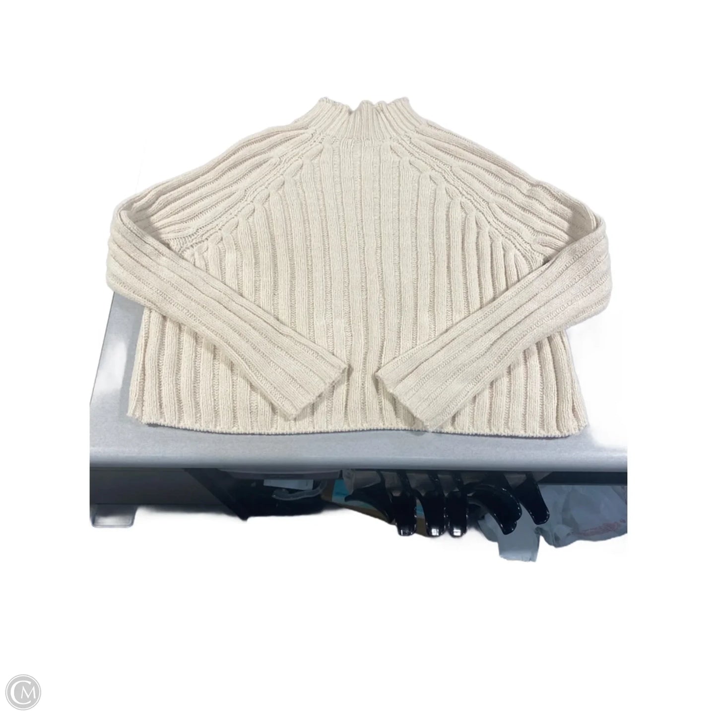 Sweater By American Eagle In Tan, Size: L